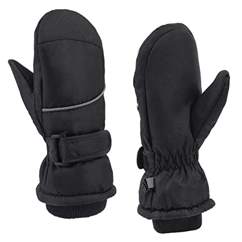 INOOMP 4 pares de luvas para snowboard inverno à prova de vento para manter o calor crianças luvas p