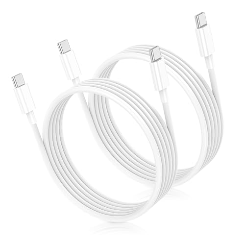 Câble USB C vers USB C,1M Cable iPhone 15 16 Charge Rapide 60W,Type C Cordon de Données enpour Apple iPhone 15 Plus/15 Pro/15 Pro Max/16/16 Pro/16 Pro Max/iPad Pro 12.9 inch/Air-2Pack