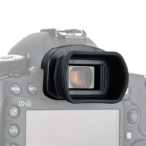 image for Fotasy JJC KIWIFOTOS Ergonomic Long Camera Eye Cup, Eye Piece viewfind