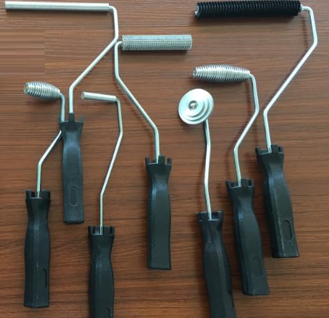 fiberglass laminating roller bubble roller for resin Laminating Roller project kit for composite (Small) (NO8)