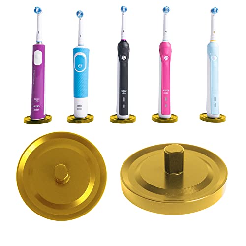 Relsy Kompatibel mit Oral-B elektrischen Zahnbürstenhalter für Badezimmer, Aluminium-Zahnbürstenhalter, kompatibel mit nur elektrischen Zahnbürsten von Oral-B, goldfarben Cover