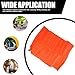 KESYOO Automatic Inflatable Camping Seat Cushion 40 x 30 x 3 cm Orange Water Resistant Lightweight and Portable for Picnic Hiking and Outdoor Activities