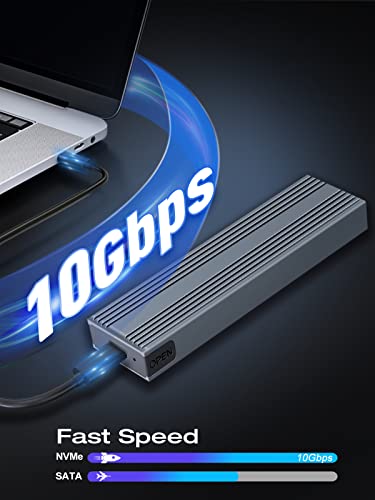 V VCOM M.2 NVMe SSD Enclosure 10Gbps M.2 NVMe の商品画像 1