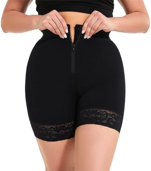 High-Waisted Tummy Control Shapewear Shorts - Body Shaper Butt Lifter for Women