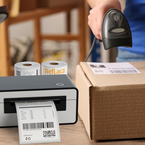 Thermal Label Roll,Shipping Label 4x6,NefLaca Mailing Paper,Printer Paper 4"x6",Compatible with Rollo, Zebra, MUNBYN Thermal Printer,250 per Roll,40 Rolls,10000 Labels by NefLaca - Used condition - Image 6