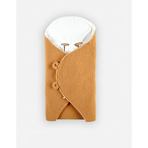 Couverture de promenade sherpa camel Noukie's pour bébé