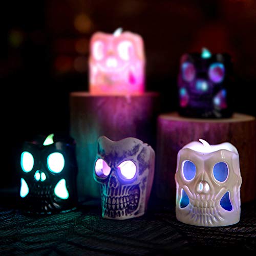 3 Velas LED Sin Fuego, Treer Luz De La Vela Del LED Luces Sin...