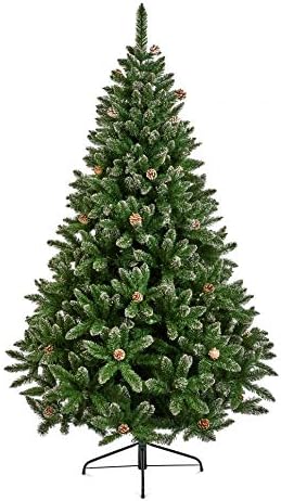 Premier 6ft Rocky Mountain Pine Snow Tipped Christmas Tree - Green