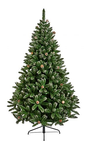 Premier Green 6Ft Rocky Mountain Pine Snow Tipped Christmas Tree