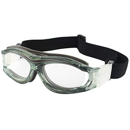 Andux Niños Baloncesto Fútbol Fútbol Deportes Gafas protectoras Gafas Gafas de seguridad para ojos LQYJ-04 (Gris)