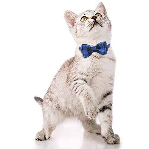 Collarino per Gatto,3 Pezzi Papillon Regolabile