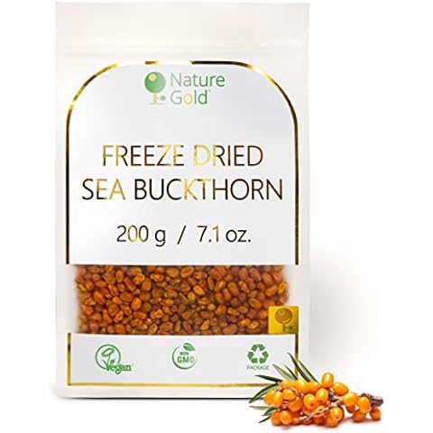 SEA BUCKTHORN Freeze Dried | 200g - 7.1oz | 100% Natural & Vegan | No-GMO | Without Sugar and Any Additions ~*~ Cover