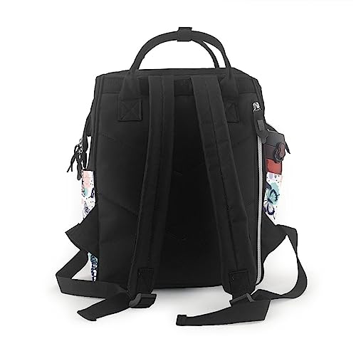 Sac à dos ordinateur abstrait papillons multicolore et mixte pour l'école