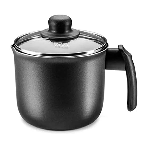 MTA FERVEDOR COM TAMPA DE VIDRO N°14/1,7L - DE ALUMINIO COM ANTIADERENTE COR GRAFITE