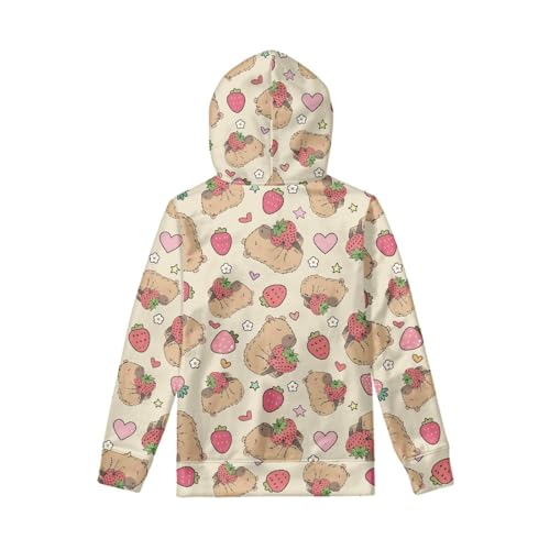 HUIACONG Boys Girls Hoodies for Youth Kids Crewneck Hooded Pullover Long Sleeve Sweatshirts2