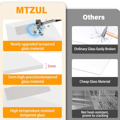 Image of UPGRADED WP9762476 Outer Oven Door Glass Compatible with Estate Whirlpool Range Door Glass Parts 29.5 inch x 20 inch Stove Outer Glass Door Panel Replacement SF385PEG SF377PEG RF386PXG SF325PEG SF315PEG