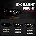 CHEDA Pair Headlights Assembly Compatible with Mazda CX-5 (submodel: Grand Touring, GS, GT, GX, Sport) 2013-2016 Factory Headlamp Clear Lens Black Housing Amber Reflector Faros Conjunto De Faros