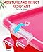 GAMENOTE Colored Plastic Storage Bins with Lids, Stackable Containers,Toy Storage Organizer - 5 Qt 6 Pack-Small Tubs,Tote Box for Classroom, Kids, Sorting (12×7.2×5.1 in)