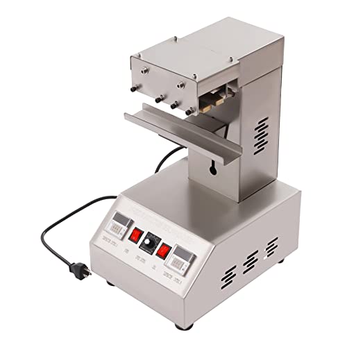 Electric Tube Sealing Machine, DF-20 Industrial Heating Sealing Machine Plastic Tube Sealer 0-300℃ Adjustable Temperature for Cosmetic, Medicine, Food, and Toothpaste 110V