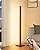 EDISHINE Wood LED Corner Floor Lamp, Modern Dimmable Light with Remote, Minimalist Standing Floor Lamps for Living Room, Bedroom, Office, 7 Color Temperature 2700~6000K, 48.43"