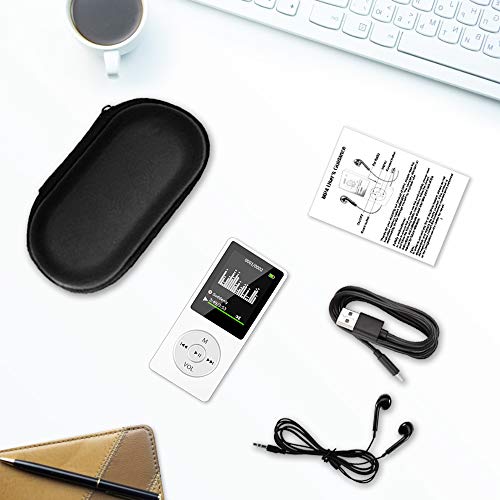 Aigital MP3 Player,16GB Portable MP3/MP4 Music Player HiFi Lossless Sound with Built-in Speaker, Voice Recorder, Photo Viewer, Video Player and the Games,Support up to 128GB TF Card(Include Earphones)