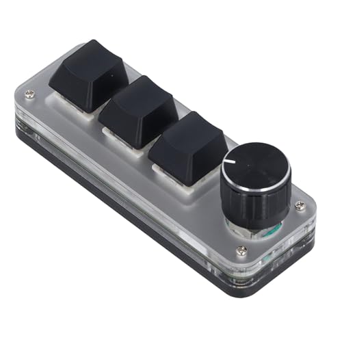 Mini clavier mécanique compact avec bouton de réglage et rétroéclairage RVB fluide - 5