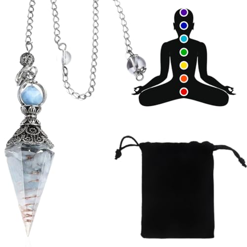 NJCXOLA Péndulo metálico, Adivinación Egipcia, Pendulo de