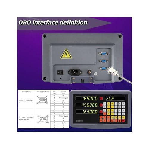 Linear Scale Encoder 3 Axis SDS2MS-3MS Kit Digital Readout miniatura 6
