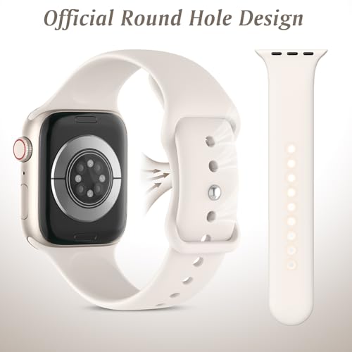 Patenting 10 Pack Sport Bands Compatible with Apple Watch Bands Women Men 40mm 41mm 38mm 45mm 44mm 42mm 46mm 49mm,Silicone iWatch Bands Waterproof Strap for iWatch Series 10 9 8 7 6 5 4 SE Ultra by EOMTAM - Image 2
