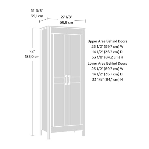 Image of Sauder Miscellaneous Storage, Two-Door Storage Cabinet, in Spring Maple Finish