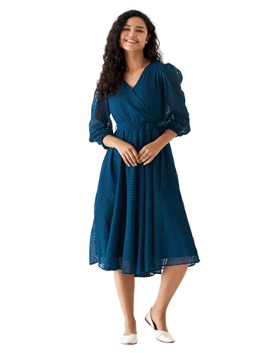 Image of AASK Women Fancy Plain & Solid Designer Dress for Women