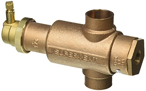 Honeywell PV125S Hydronic Air Vent, 1-1/4" Sweat