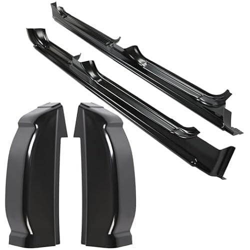 ALMULOO Rocker Panels Cab Corners Compatible with 1999-2007 Silverado