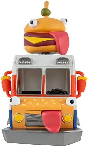 FORTNITE FNT1059 Durrr Burger Food Truck TRUCK-9-Inch Feature Vehicle with 2.5-Inch Articulated Beef Boss Figure