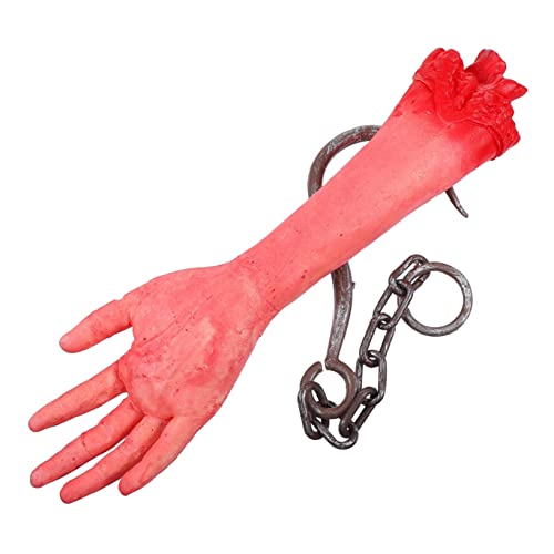 CIYODO Broken Hand Halloween Prop Scary Decoration for Parties Realistic Fake Body Part for and Halloween Decor for Wall and Window Display