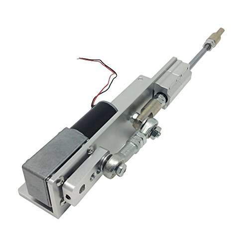 BEMONOC DIY Reciprocating Cycle Linear Actuator with DC Gear Motor 12V 24 Volt Stroke 30mm Adjustable 35rpm Speed Optional for DIY Design