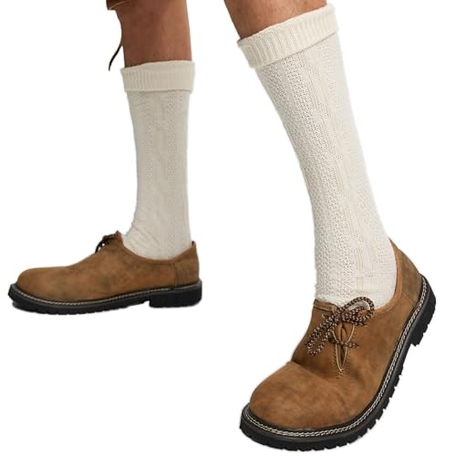 Image of STEIGENHOFER Men's Lederhosen Shoes for Authentic Oktoberfest Costume - Bavarian Haferlschuhe for Men - Traditional German Leather Shoes with Side Lacing - Trachten Footwear - Multiple Colors & Sizes