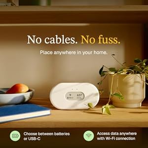 Airthings 2960 View Plus - Battery Powered Radon & Air Quality Monitor (PM, CO2, VOC, Humidity, Temp, Pressure) — photo 5 of 6