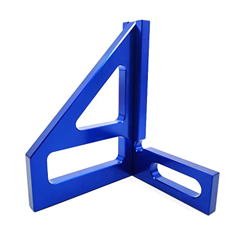 45 / 90 Degree Aluminum Alloy Woodworking Square Protractor Miter Triangle Ruler Layout Measuring Tool For Engineer Carpenter #TOP1