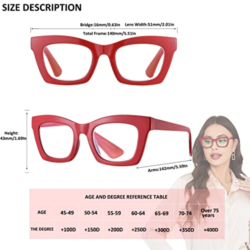 Image of 3 pack style Spring hinge Readers Blue Light Blocking Computer Square Reading Glasses for Women Men