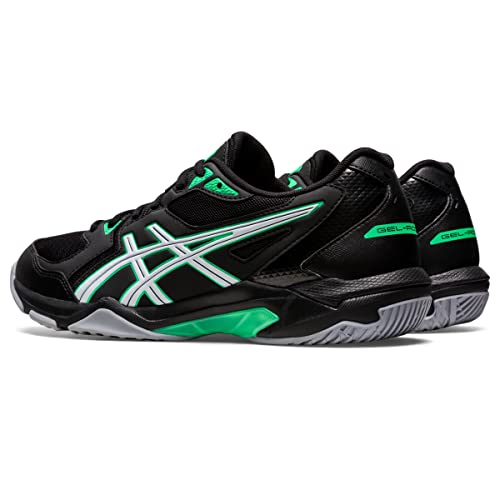 ASICS Men's Gel-Rocket 10 Volleyball Shoes, 11.5, Black/New Leaf