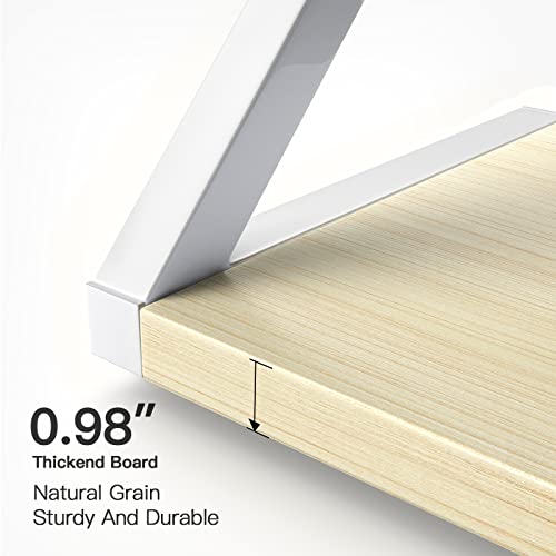 HUANUO Printer Stand, Desktop Stand for Printer, Printer Stand with Storage, Printer Table Organizer, Printer Shelf w/ 2 Tier Tray & Hardware & Steel - Thumbnail 4