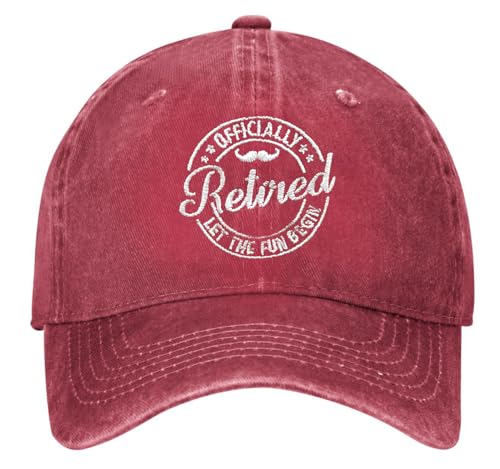 Gorra bordada para retiro para mujer y hombre miniatura 1