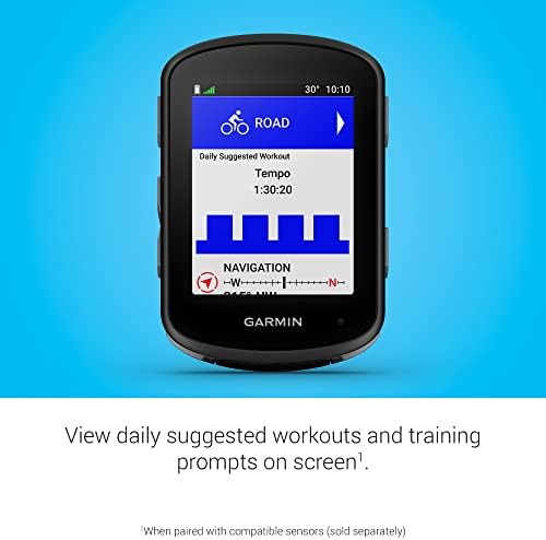 Garmin Edge 540, Compact GPS Cycling Computer with Button Controls, Targeted Adaptive Coaching, Advanced Navigation and More — view 3