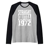 Photo Gallery straight outta 1972 51st birthday gifts vintage men & women maglia con maniche raglan Photo Gallery straight outta 1972 51st birthday gifts vintage men & women maglia con maniche raglan