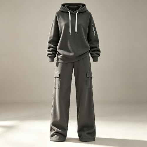YMAMIYO Sweatsuits Women 2 Piece Outfit Plus Size Joggers & Fashion Hoodies - image 5