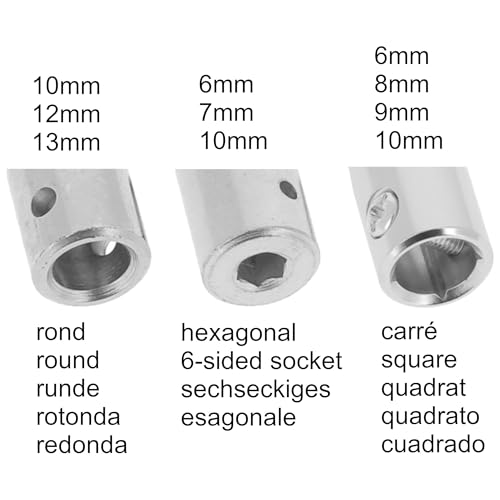 Cardan de volet roulant bloqué solution de liaison acier carré 9mm - 3