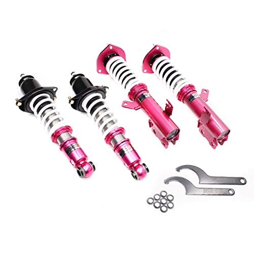Godspeed Mss0470-C Monoss Coilover Lowering Kit, Adjustable Ride Height, 16 Levels Rebound Damping, Compatible With Performance Upgrade, Compatible With Pontiac Vibe Fwd 2003-08 #TOP16