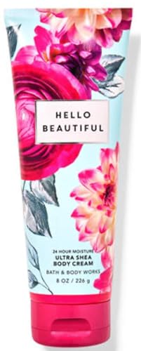 Bath & Body Works Hello Beautiful Ultimate Hydration Body Cream Gift Set For Women, 8 Fl Oz (Hello Beautiful)