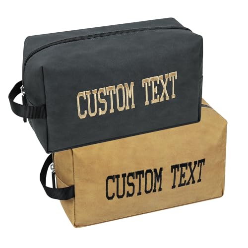 Graceful life Customized Toiletry Bag for Men, Personalized Water-resistant Shaving Bag for Toiletries Accessories